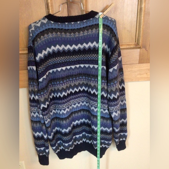 Lg Alpaca Connection Peru woven warm & cozy sweater - Picture 3 of 8